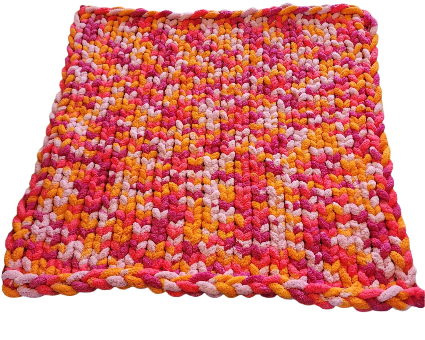 Pinkaboo Pink Chenille blanket