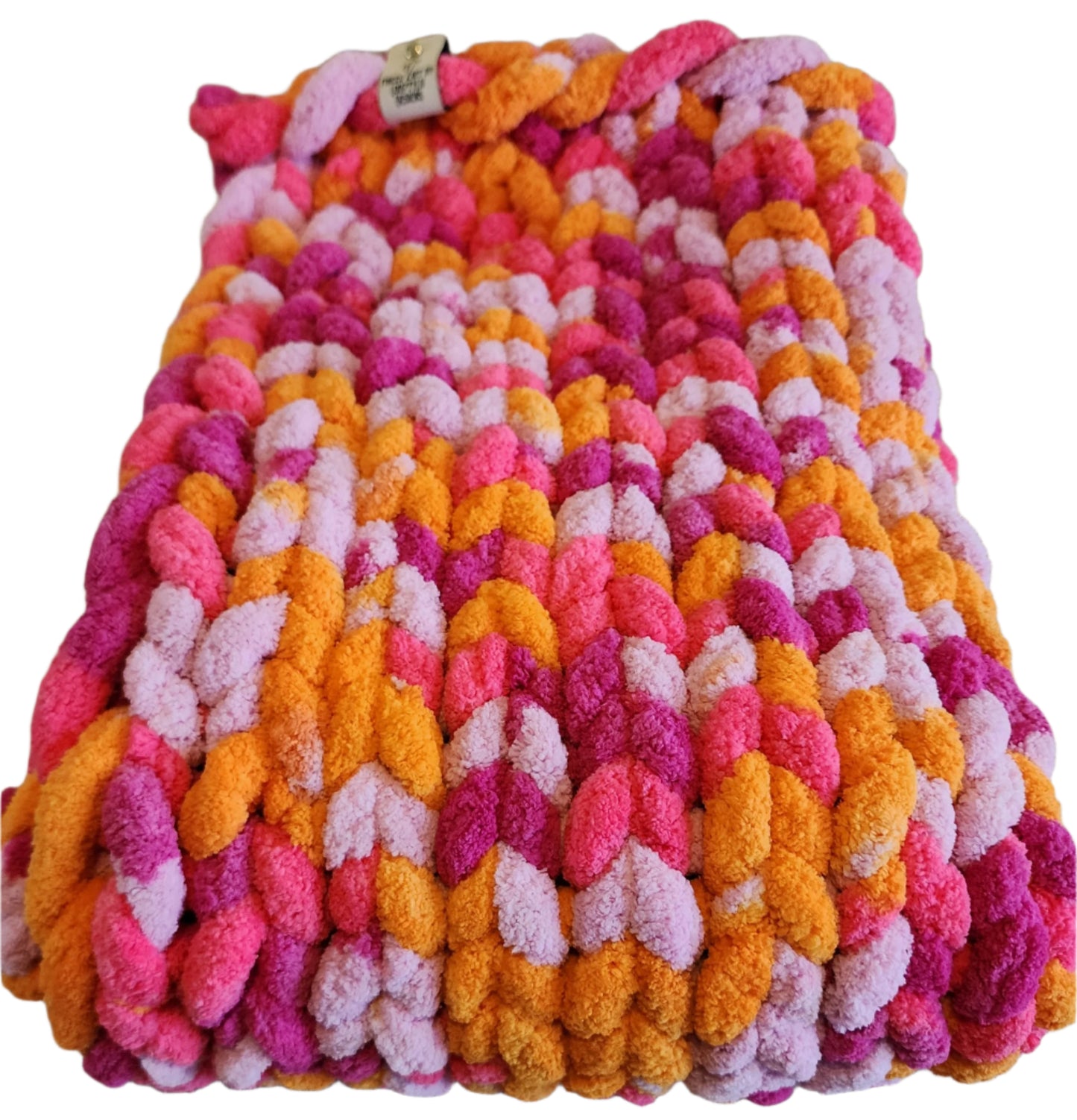 Pinkaboo Pink Chenille blanket